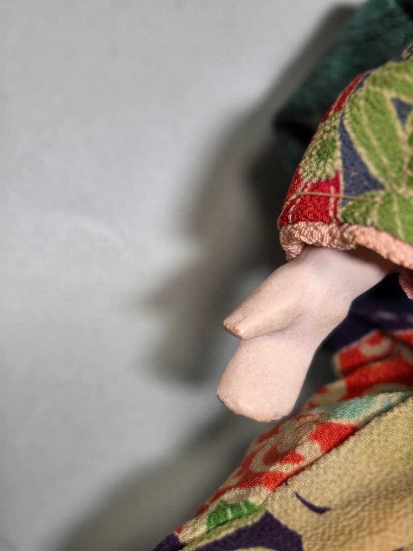 古い市松人形 　女の子　松月作