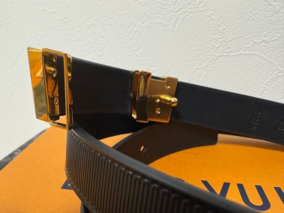 LOUIS VUITTON サンチュール・クチュール　レザーベルト M9578W