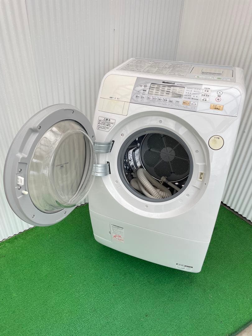 906 ナショナル(パナソニック) 9kgドラム式洗濯乾燥機 クリスタルグレー