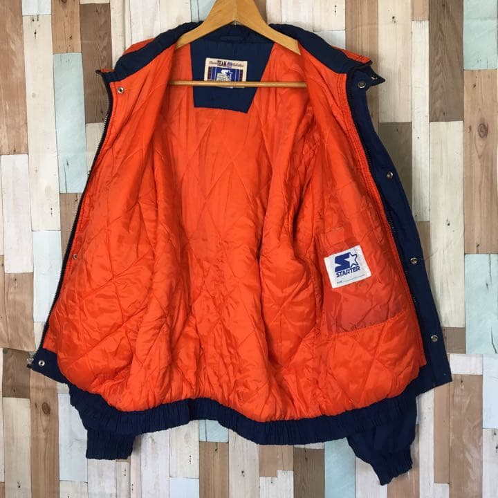 極希少レアヴィンテージCHICAGO BEARS 刺繍ロゴナイロン中綿JK