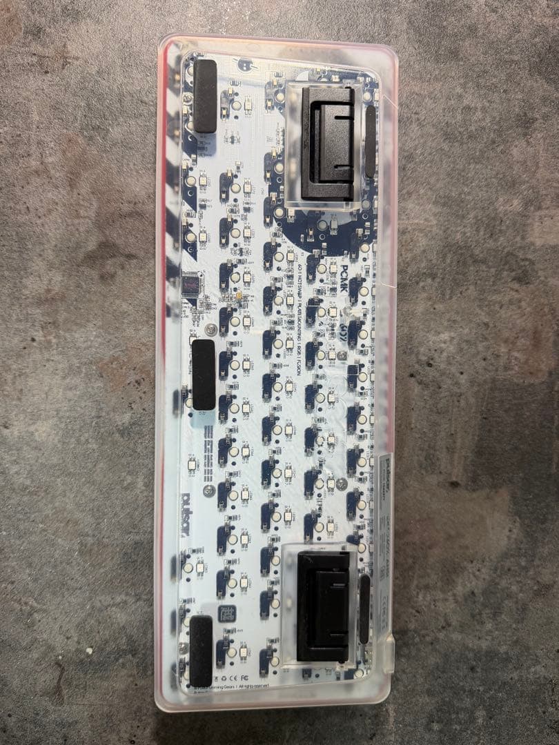 ノ*ム様 あ*る様 自作ゲーミングキーボード 銀軸 静音化済