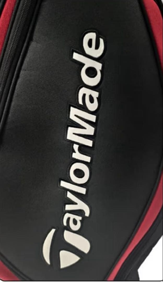 新品未使用　テーラーメイド　キャディバッグ　軽量　ブラック&レッド