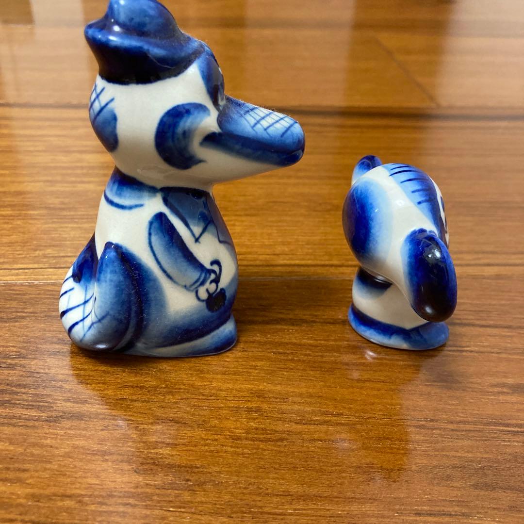 【値下げ】チェブラーシカ　ゲーナ　陶器　置物