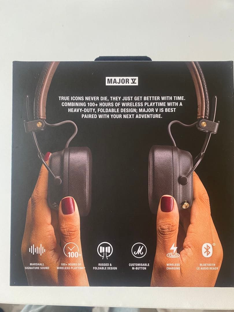 【国内正規品】【美品】Marshall major V ヘッドホン ブラウン