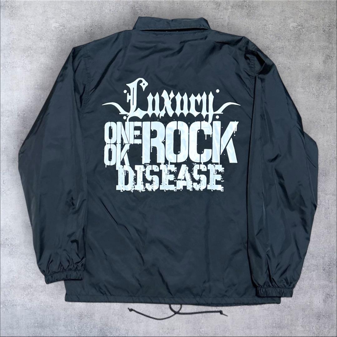 ONE OK ROCK ライブ　バンド　コーチジャケット　ブラック