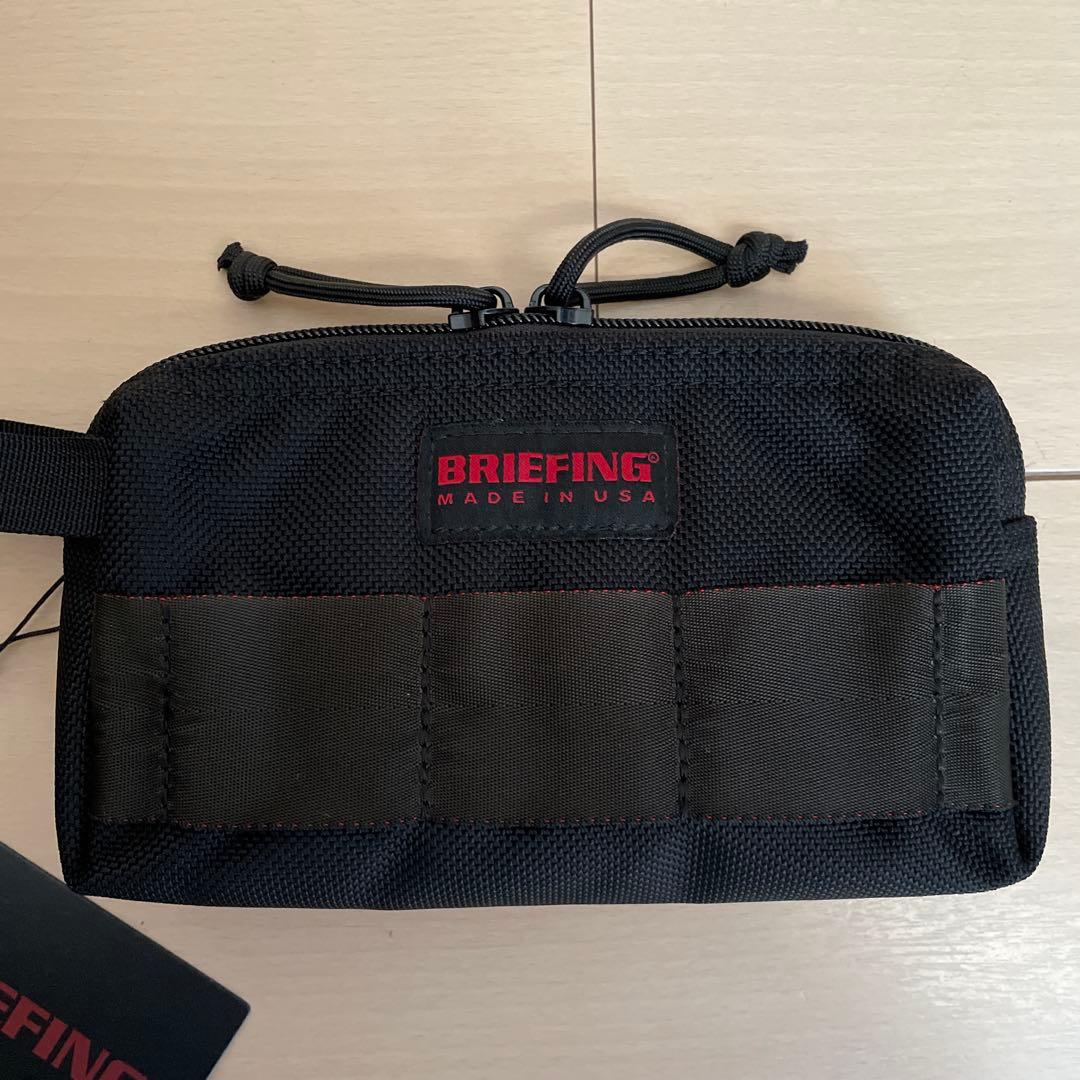 Gin【美品】BRIEFING MOBILE POUCH Mブラック