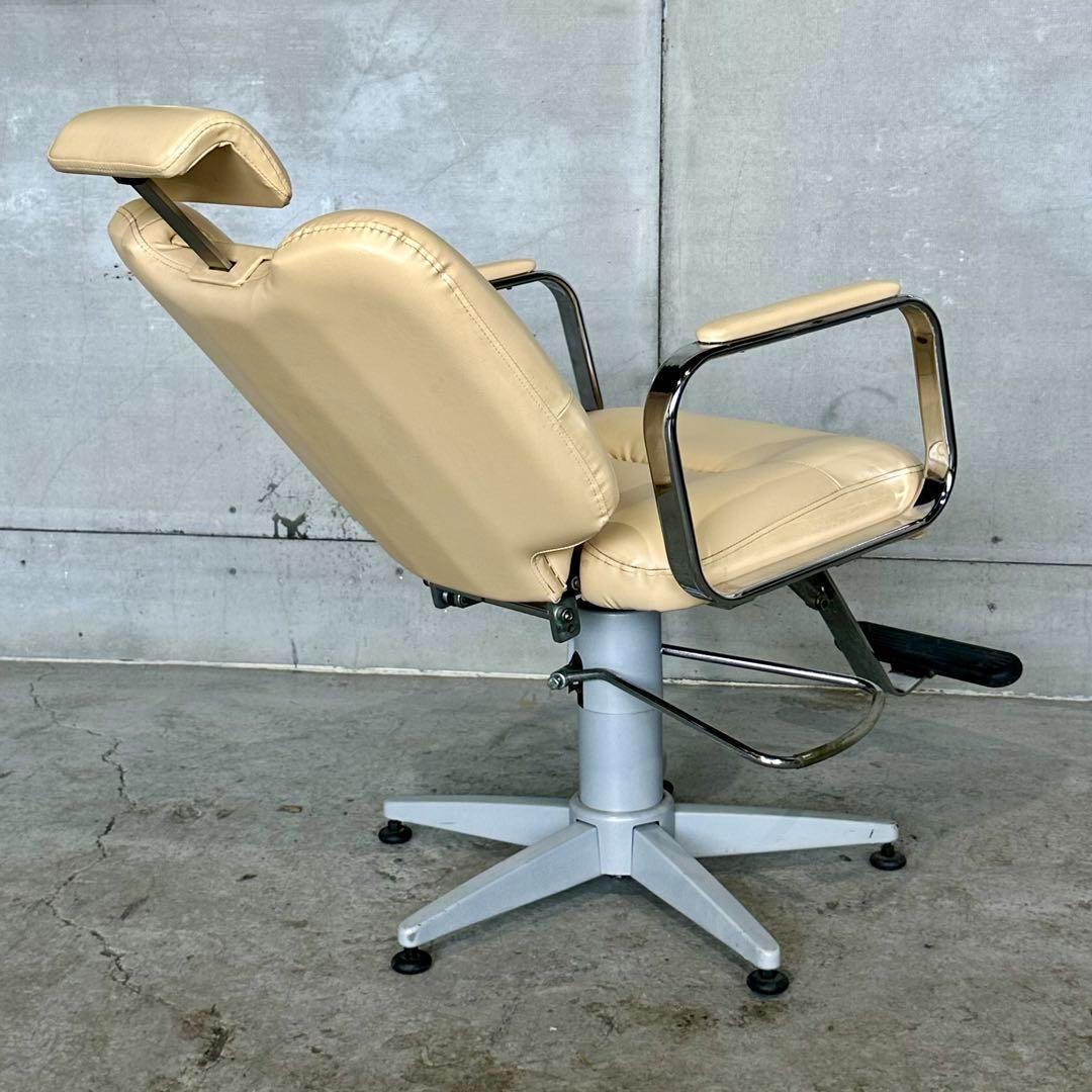 ✿アトリエワールド製✿ヴィンテージ調 サロンチェア レトロベージュ