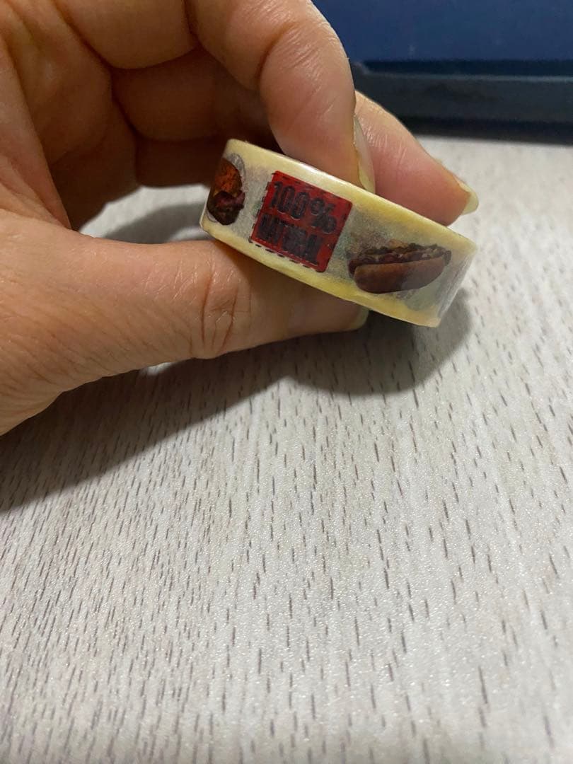 マスキングテープ　アメリカン　フード　ハンバーガー　パストラミサンド　フード柄