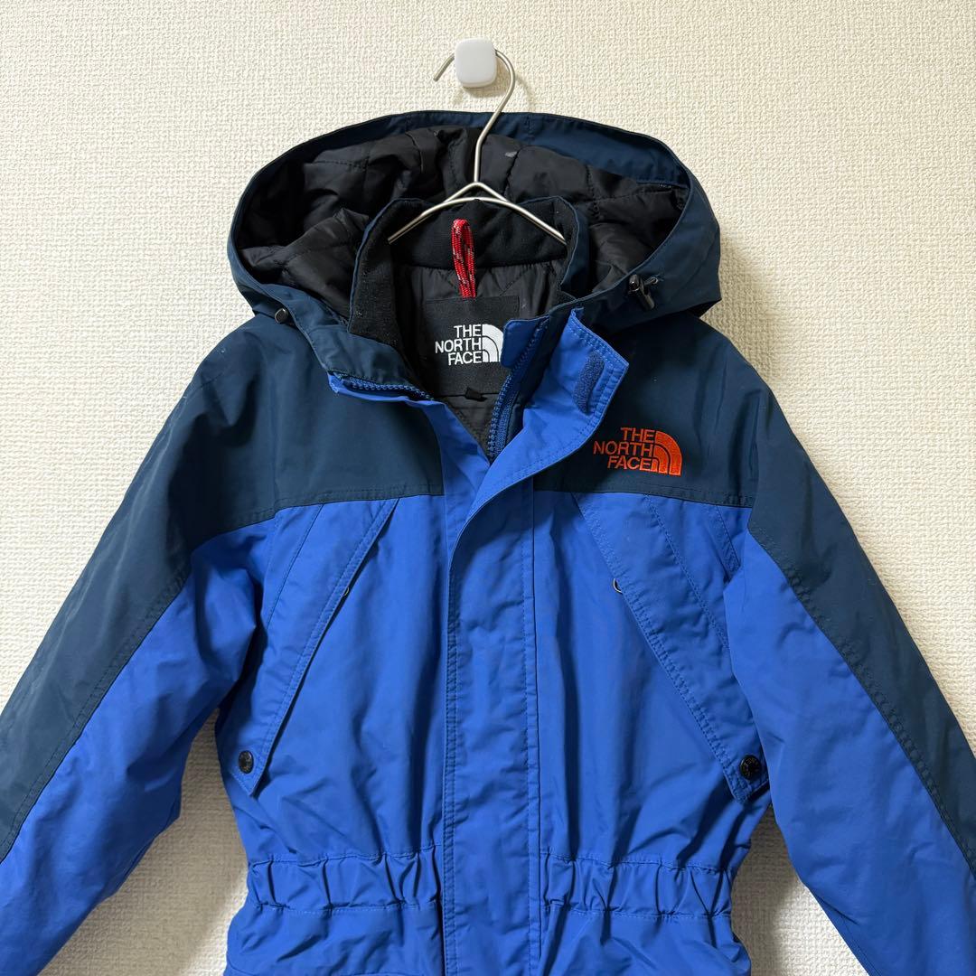 丈調節可★男女ok ノースフェイス120 スノーウェア 美品