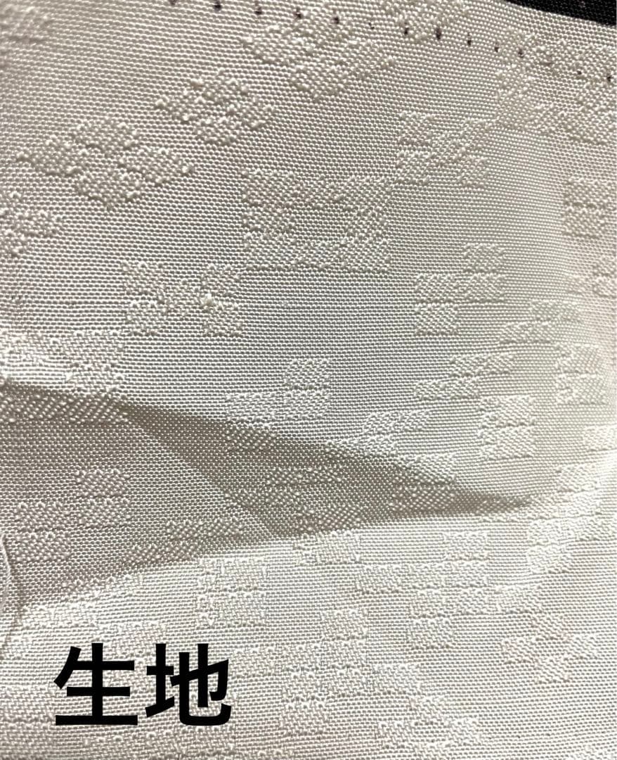 花織紬 作家物 刺繍 付け下げ 紋なし ガード加工 証紙 トールサイズ