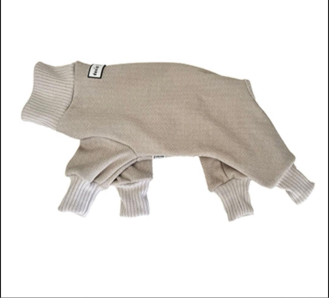 デザインエフ　新作　今期　ヘリンボーンカバーオール ベージュ