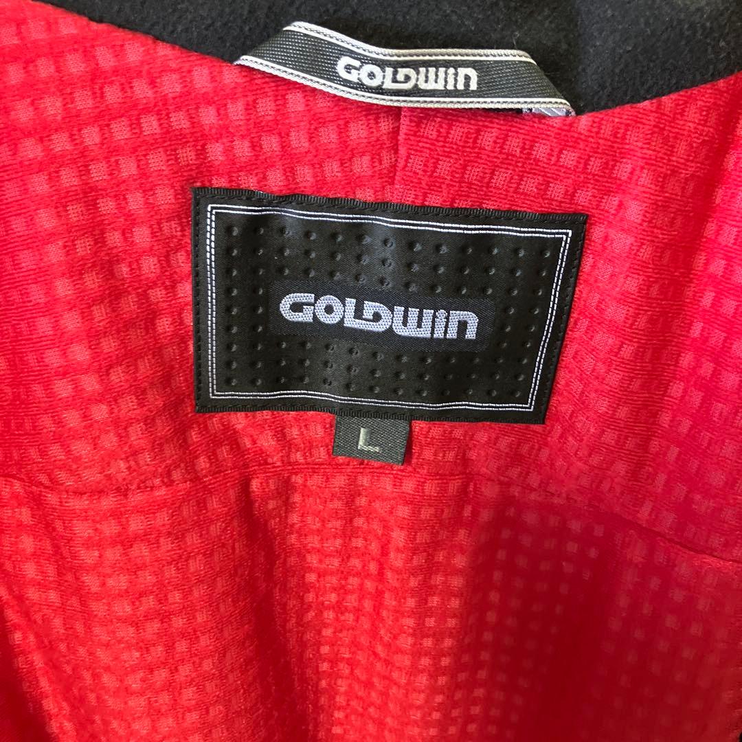 goldwin スキーウェア　上下　セットアップ　青　幾何学模様　男女兼用　L