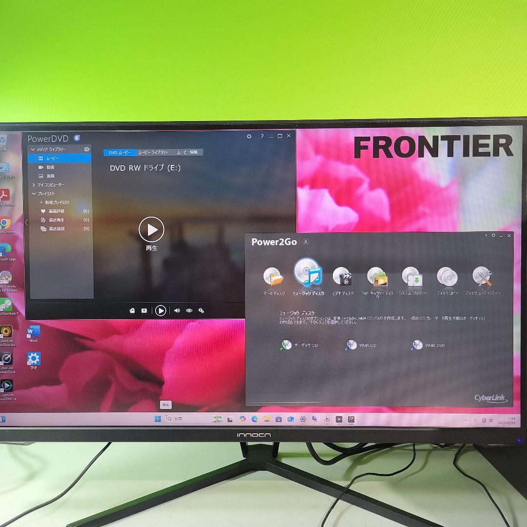 FRONTIER デスクトップPC/i7第10世代　中古動作品
