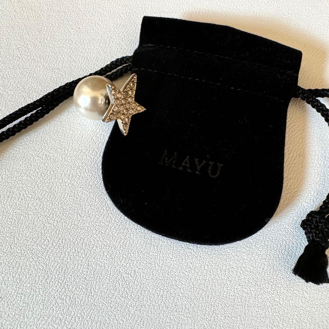 MAYU スター ピアス (スモール / パヴェ) 片耳用