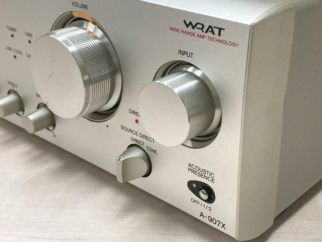 ★整備済み★ONKYO　A-907X　SPリレー交換済み　上級機　取説　美品⑦