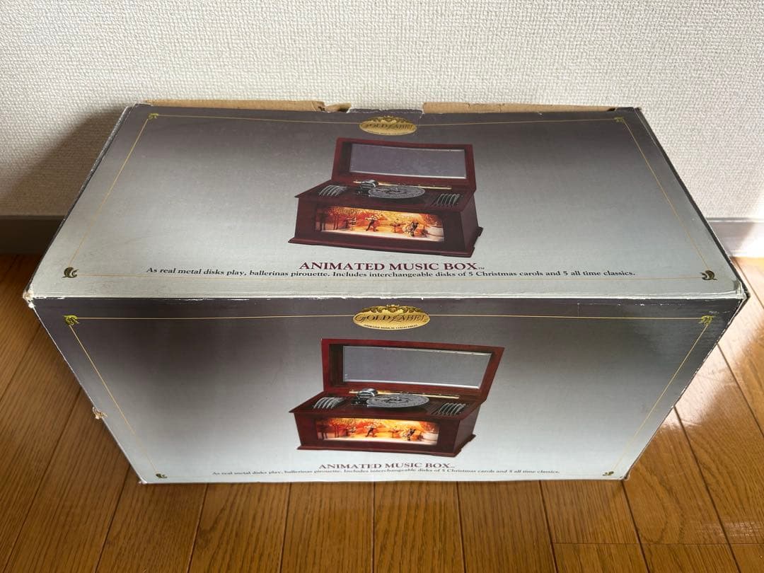 【未使用】Mr.ChristmasオルゴールANIMATED MUSICBOX