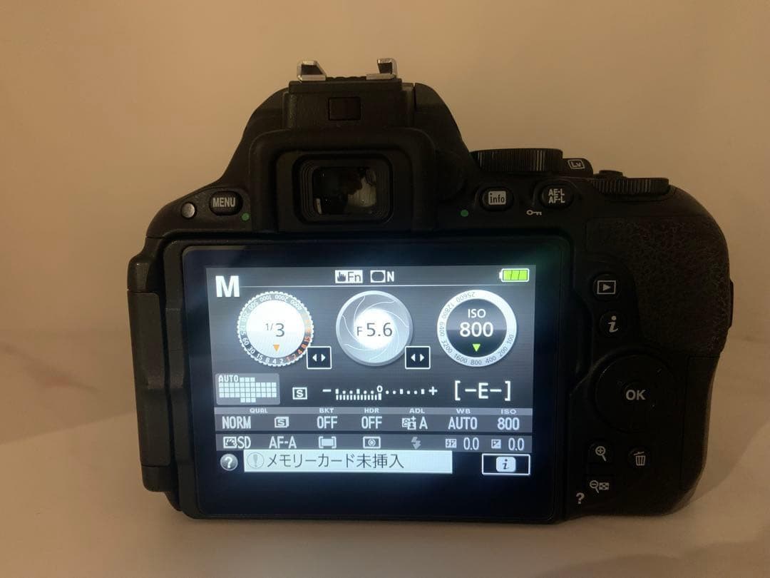 カメラバックなし価格♪ Nikon D5500 WiFi搭載 タッチパネル