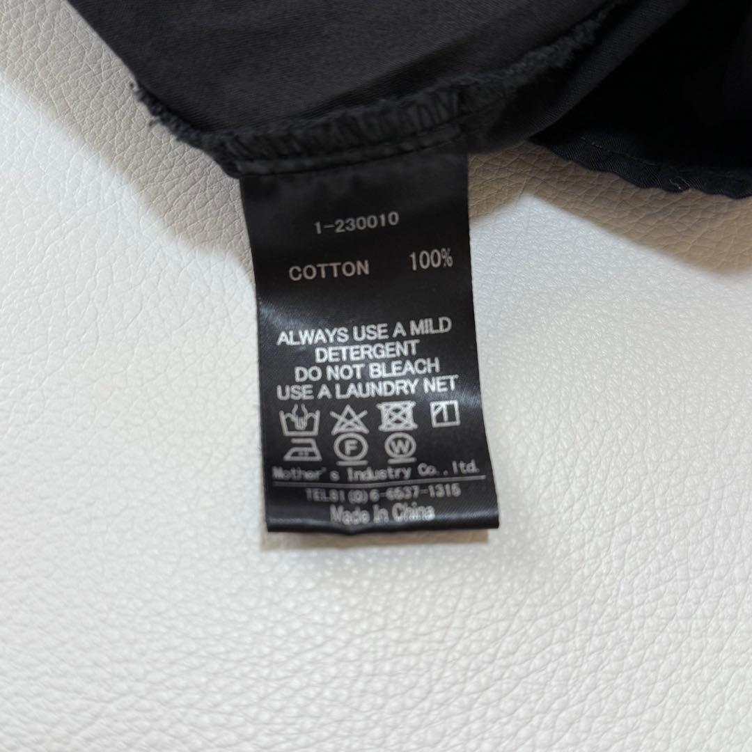 人気✨ ミズイロインド　ピンタック　ブラウス　チュニック丈 ゆったり　黒