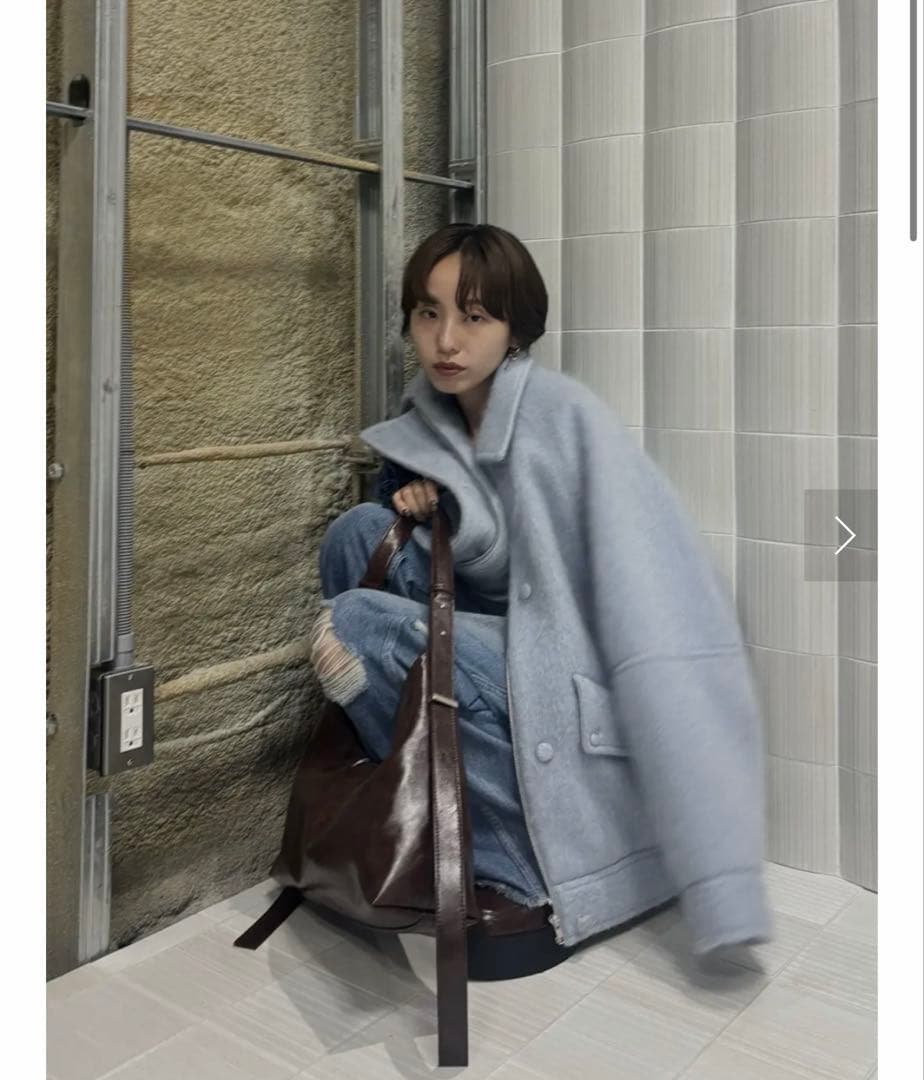 ジャケット・アウター UND MOHAIR SHAGGY FLIGHT JACKET