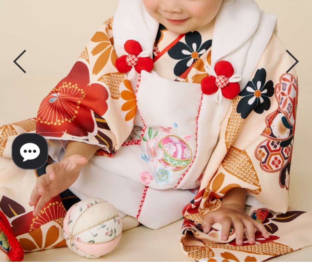七五三 3才 被布セット 桜に七宝