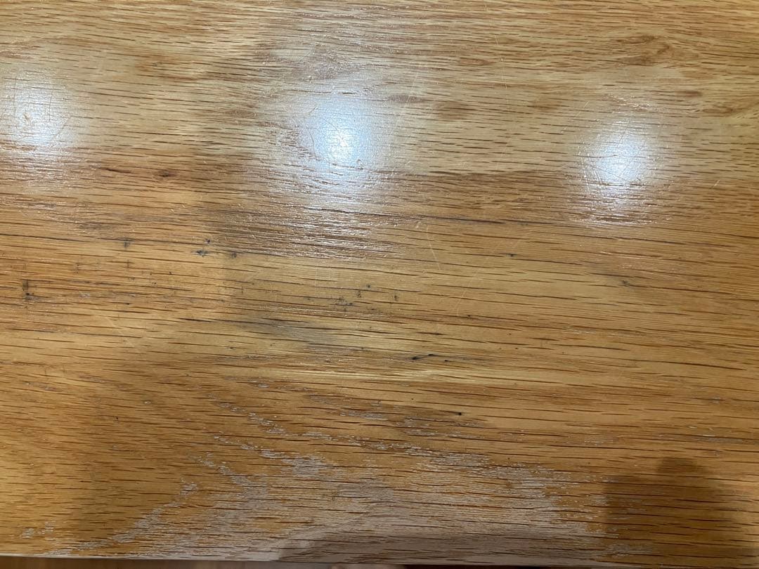 発送不可 無印良品 オーク材ダイニングテーブル 中古 140×80 埼玉中西部