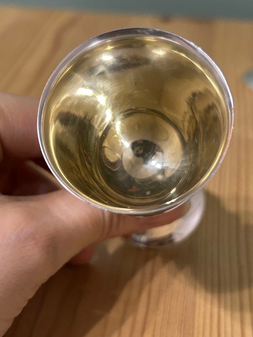 銀杯　アンティークグラス　純銀製