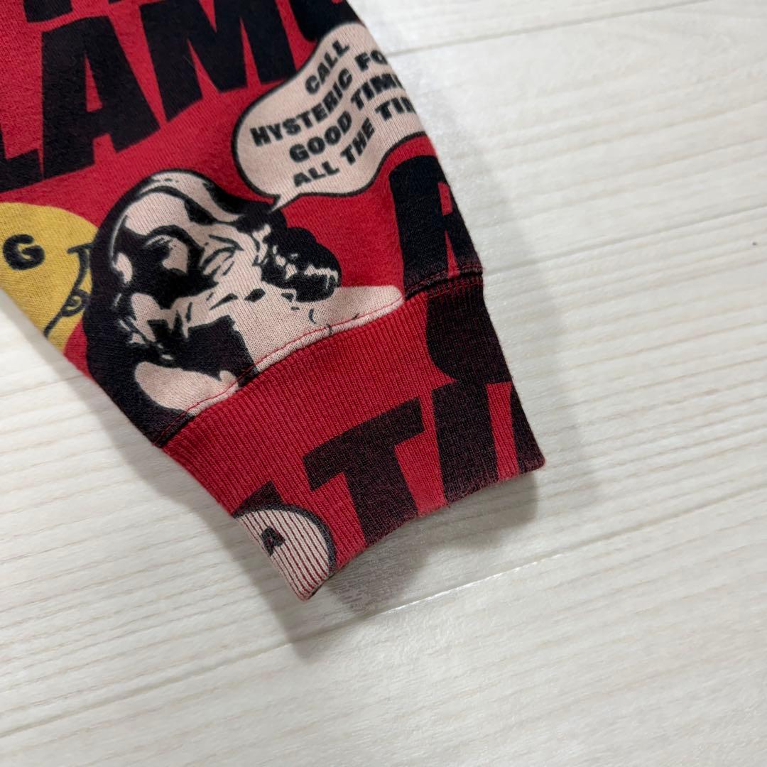 極美品 ヒステリックグラマー SOUND REVOLUTION 総柄 L