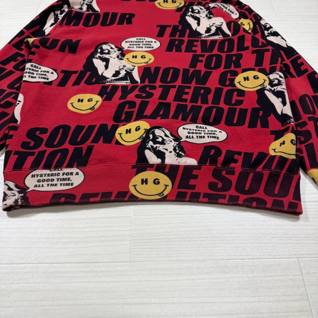 極美品 ヒステリックグラマー SOUND REVOLUTION 総柄 L
