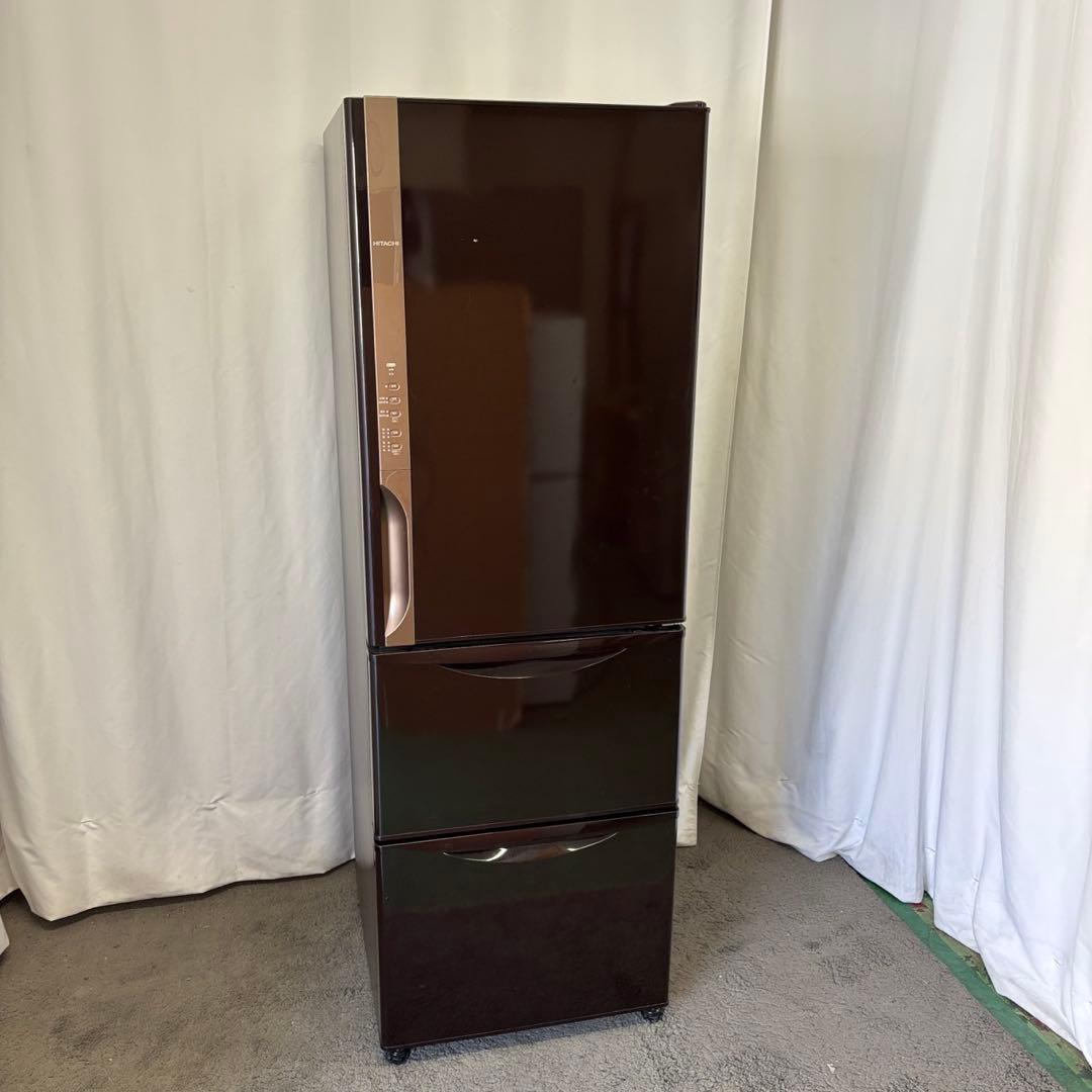 72　日立　冷蔵庫　大型　300-400ℓ　綺麗　右開　スリム　設置無料　安い‼️