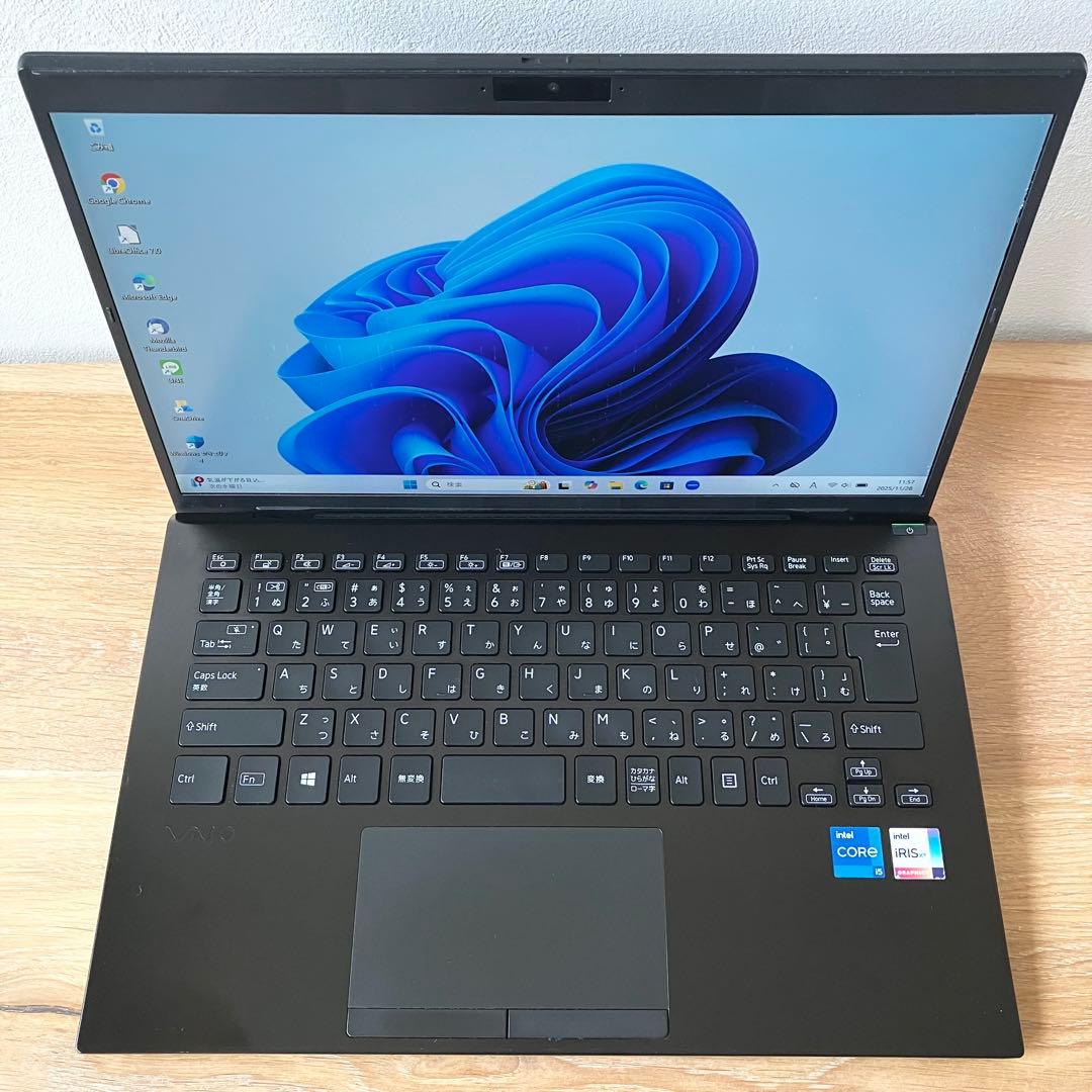 VAIO/16G/バッテリー良好/SSD/Windows11/黒/ノートパソコン