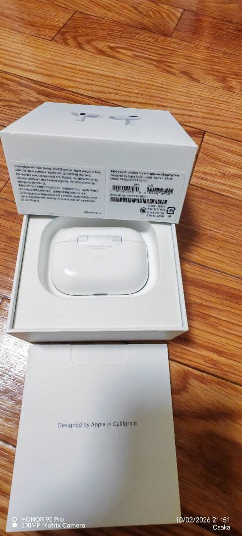 Apple AirPods 本体 充電ケース付きよくやった。