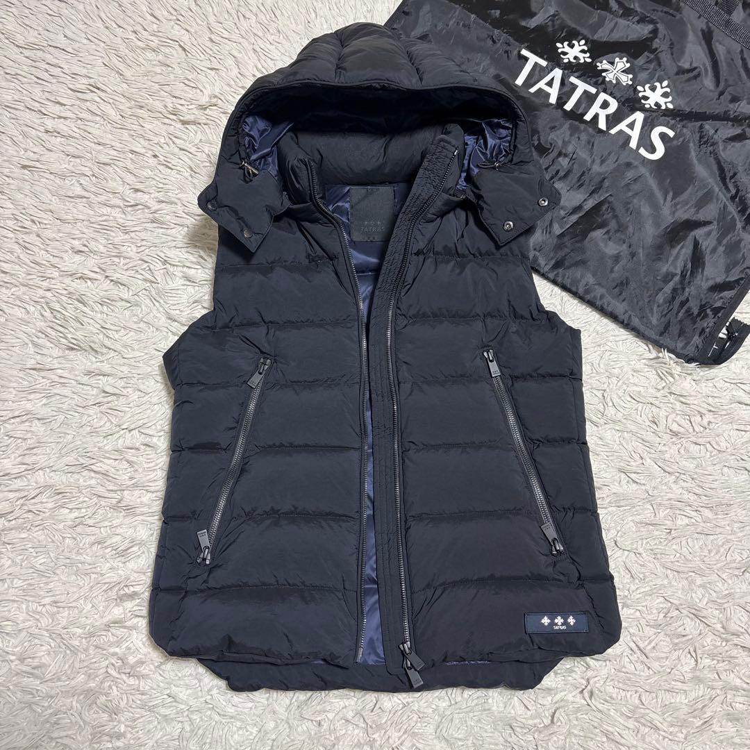 TATRAS クローネ ダウンベスト 2WAY 19AW 02 ネイビー系