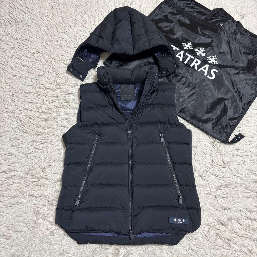TATRAS クローネ ダウンベスト 2WAY 19AW 02 ネイビー系