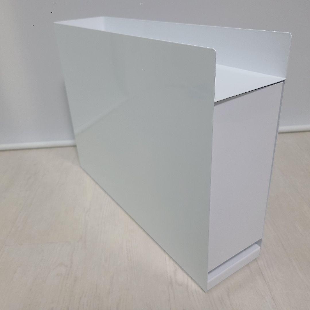 【人気】tower タワー　隠せる調味料ラック 白　コンロ横