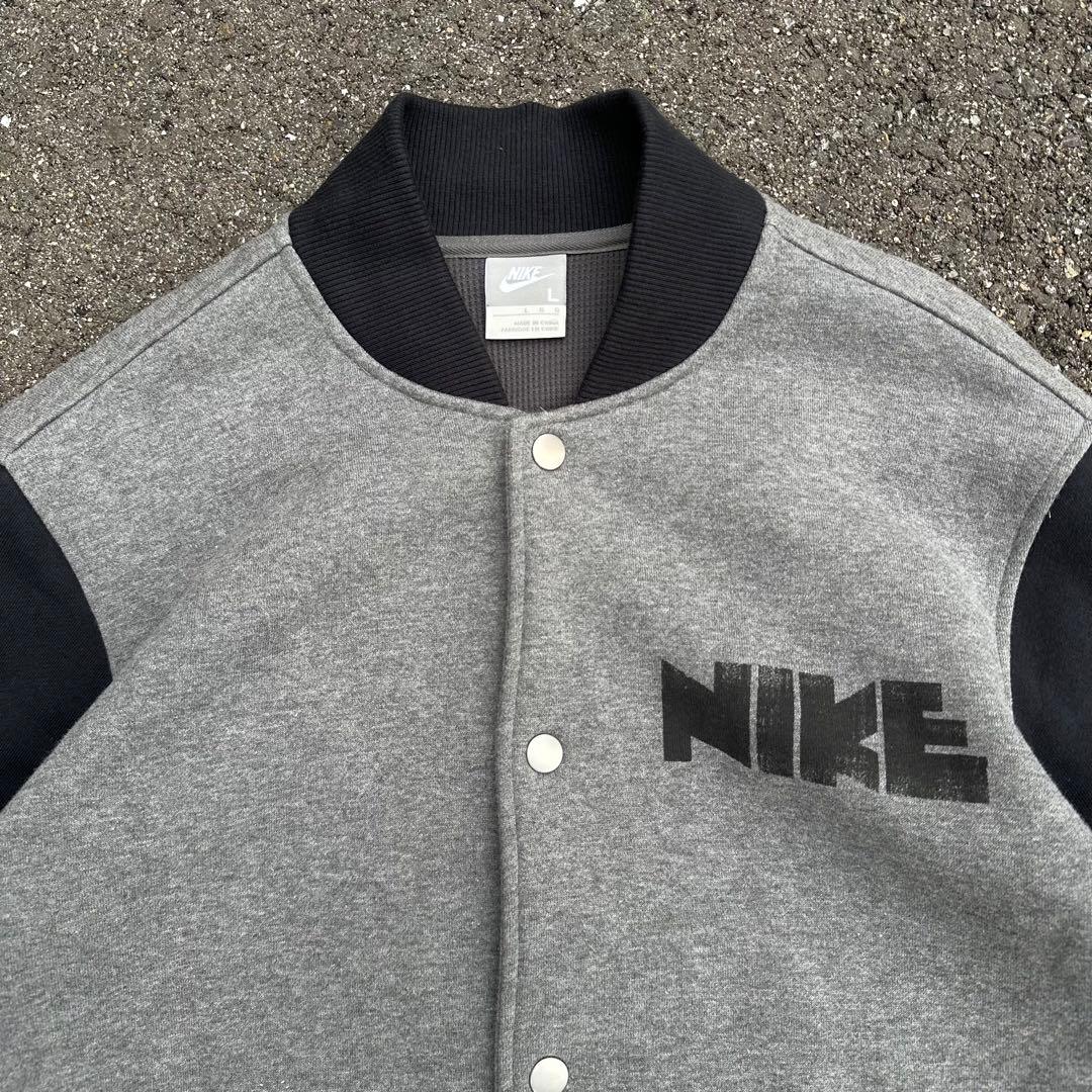 【超希少◎】Nike　スウェットスタジャン　ゴツナイキ　刺繍　古着　00s