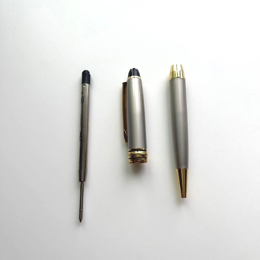 MONTBLANC マイスターシュテック　ボールペン　シルバー×ゴールド