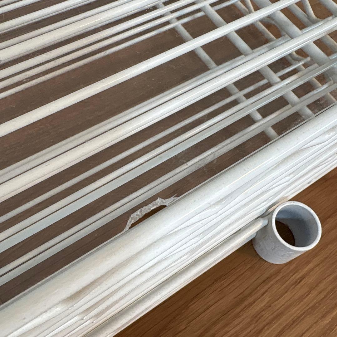 ホームエレクター シェルフ 4段 棚 幅90×奥行45×高さ100cm 白