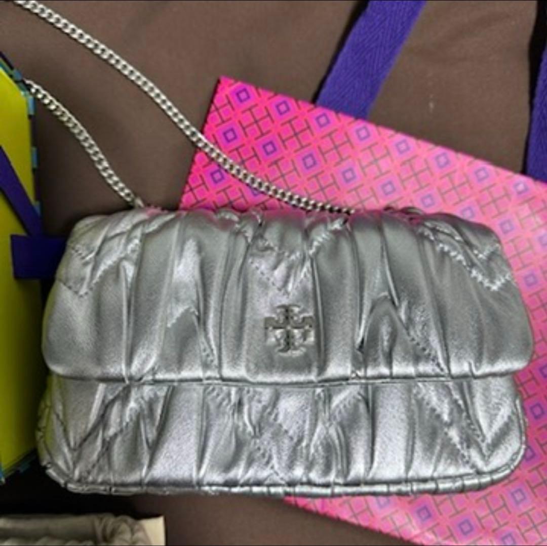 ♡新品トリーバーチ♡68200円キラメタリックダイヤモンドミニ♡ショルダーバッグ