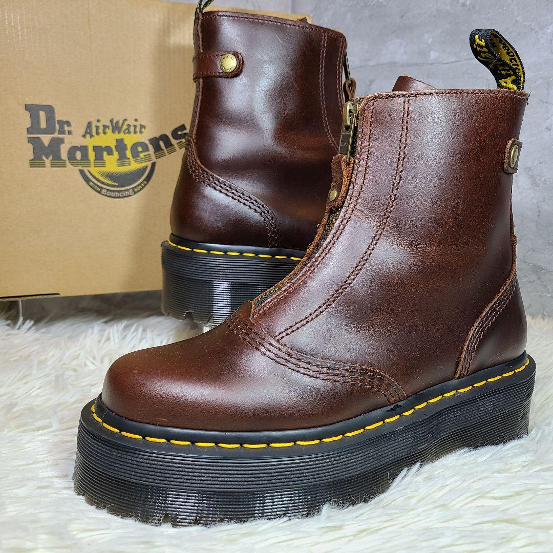 【Dr.Martens】JETTA　ジェッタ　フロントジップブーツ　ダブルソール