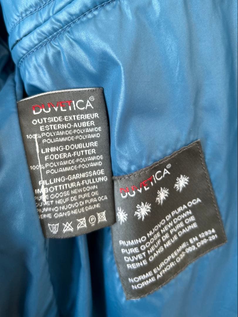 早い者勝ち‼️Duvetica ドゥベティカ　ブルー　希少カラー S ダウン90%