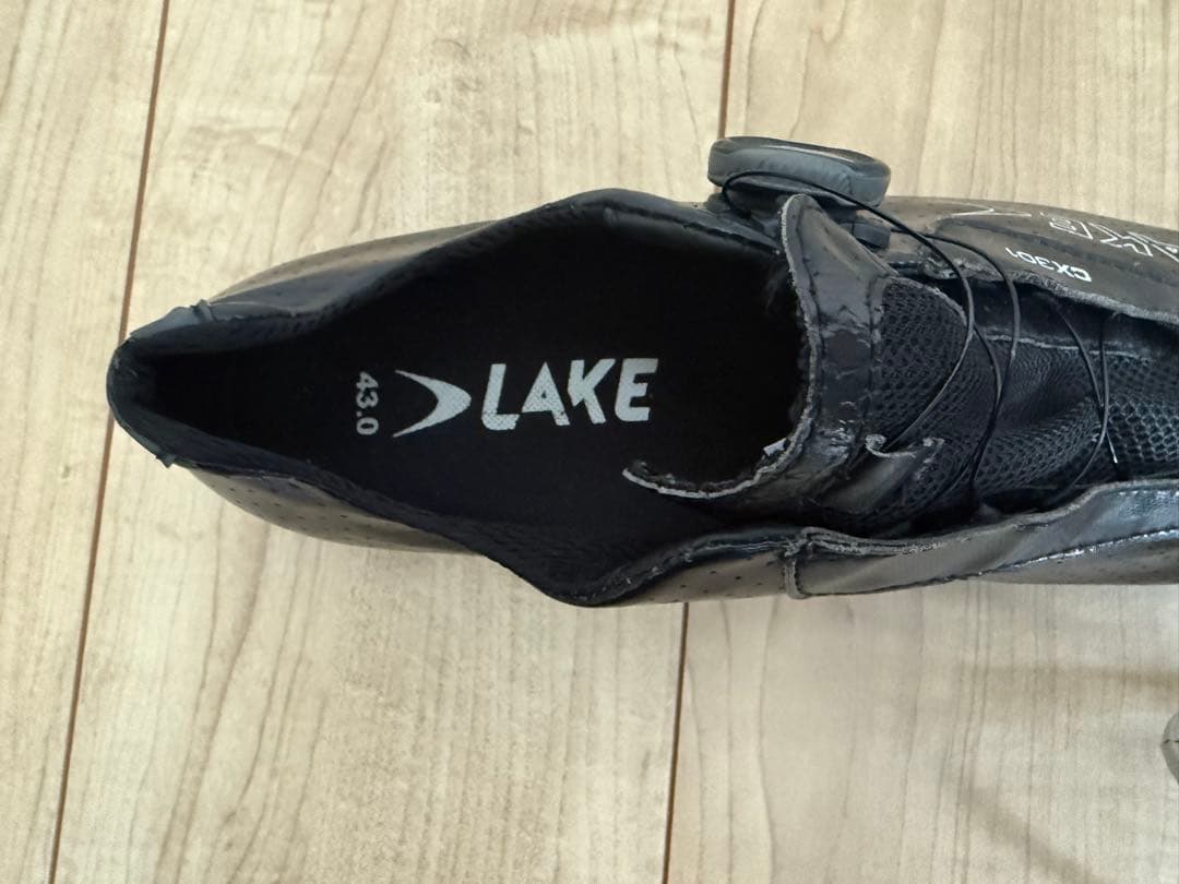 希少 レイク cx301 サイズ43 ロードレースビンディングシューズ