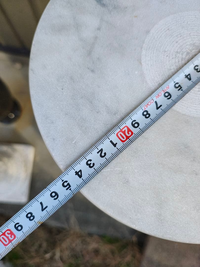 大理石 円柱型 オーナメントポール