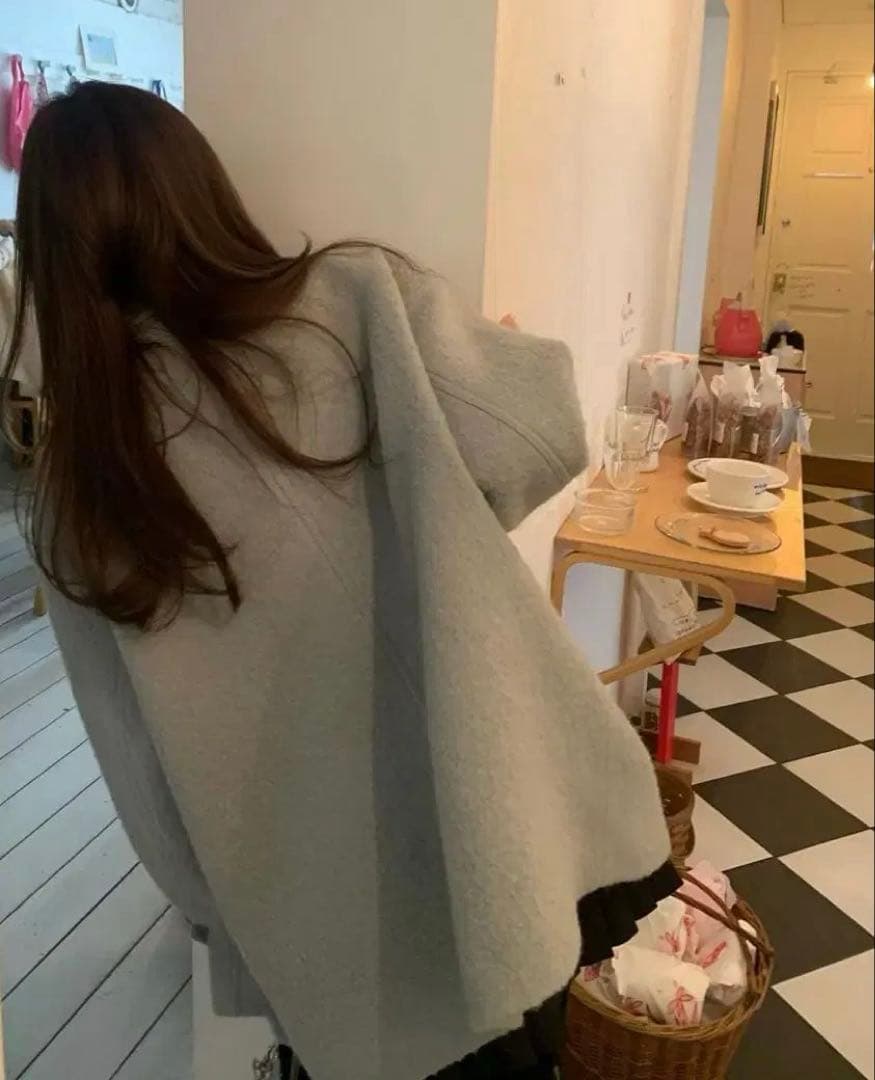 TANNAT 韓国 ブークレ ハーフコート