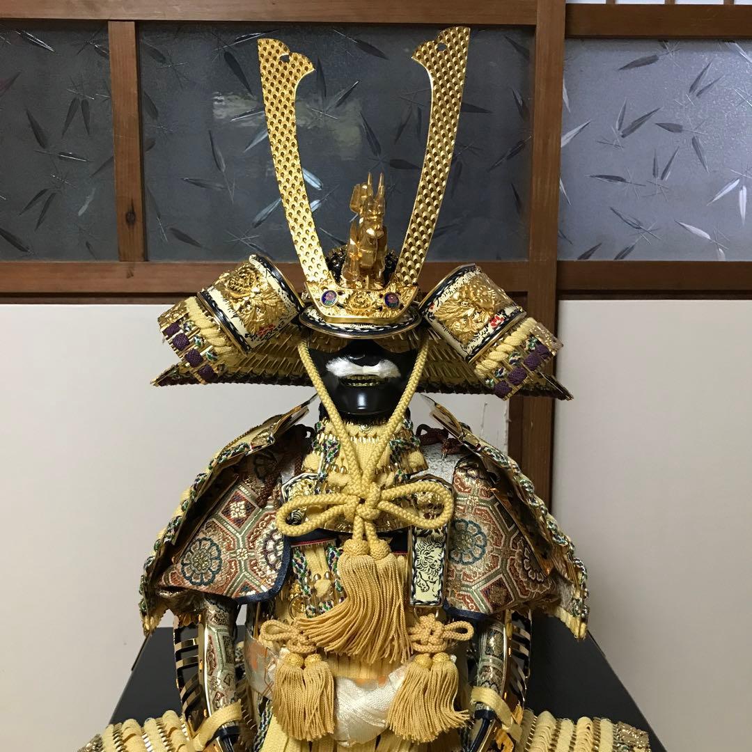 五月人形 実渓作 鎧飾り大鎧 13号 帝王 高さ約71cm