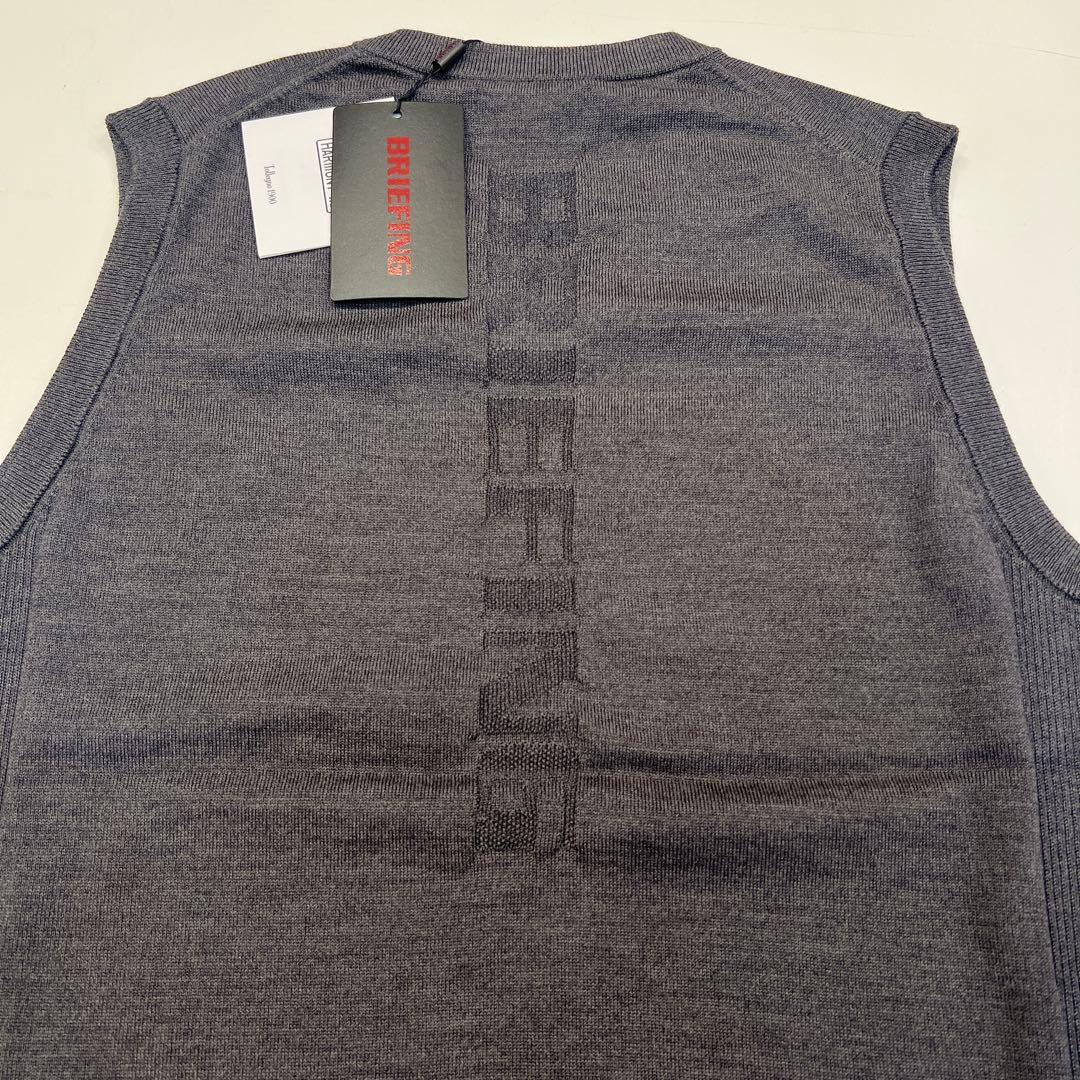 新品　BRIEFING　MENS FINE MERINO V KECK VEST