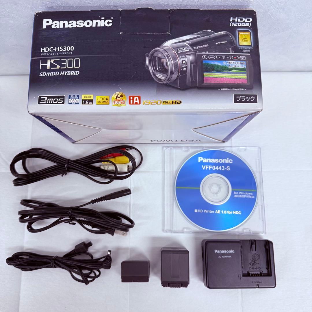 【美品】Panasonic デジタルハイビジョンカメラ HDC-HS300