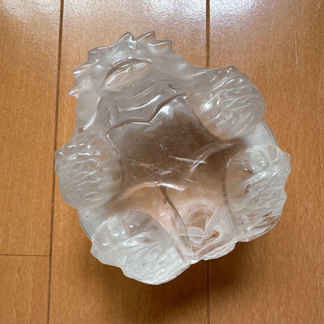 クリアクォーツ　水晶龍亀　ロングイ　天然石