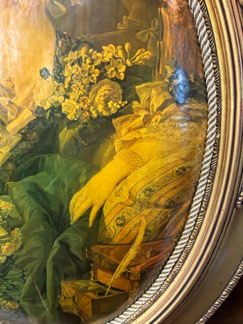 デコパージュ　肖像画