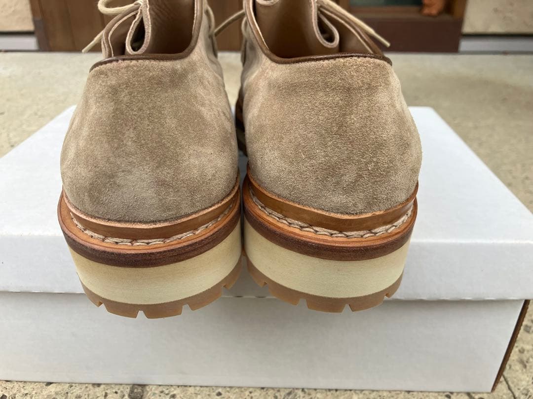 ノンネイティブ ワーク シューズ ビブラム ブーツ イタリア製 ベージュ