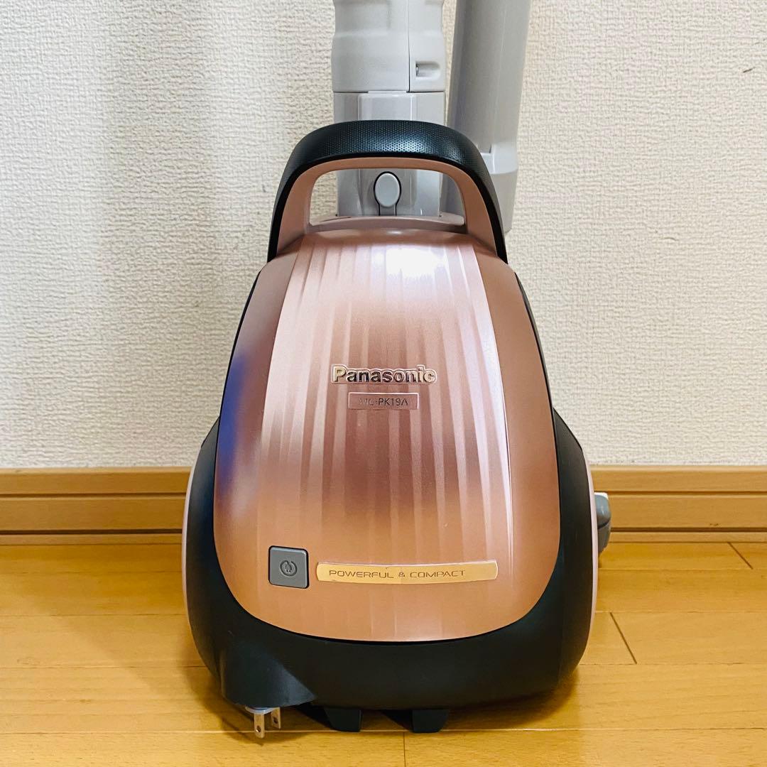 パナソニック 紙パック式掃除機 MC-PK19A-P 2018年製 紙パック付き